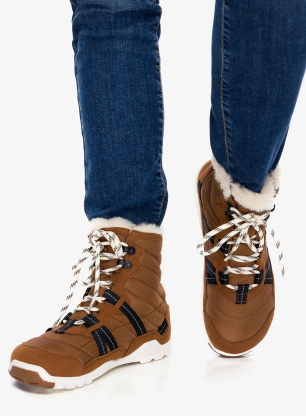 Buty damskie Xero Shoes Alpine - rubber brown/eggshell