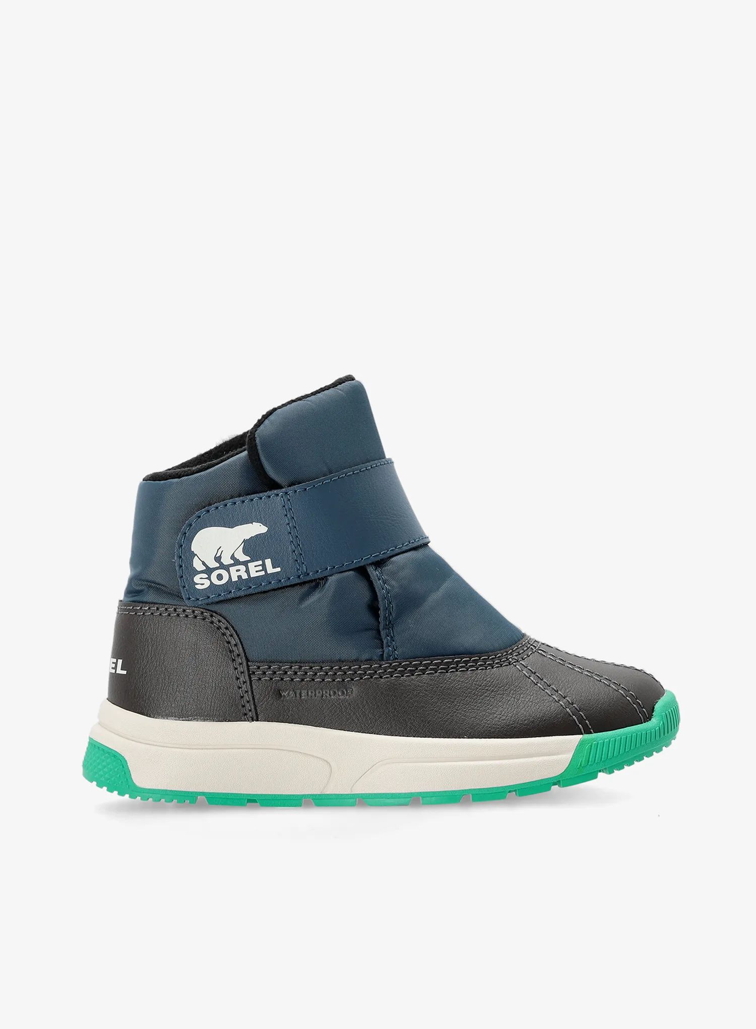 Dětské boty Sorel Whitney III Strap Mid WP - uniform blue/jet