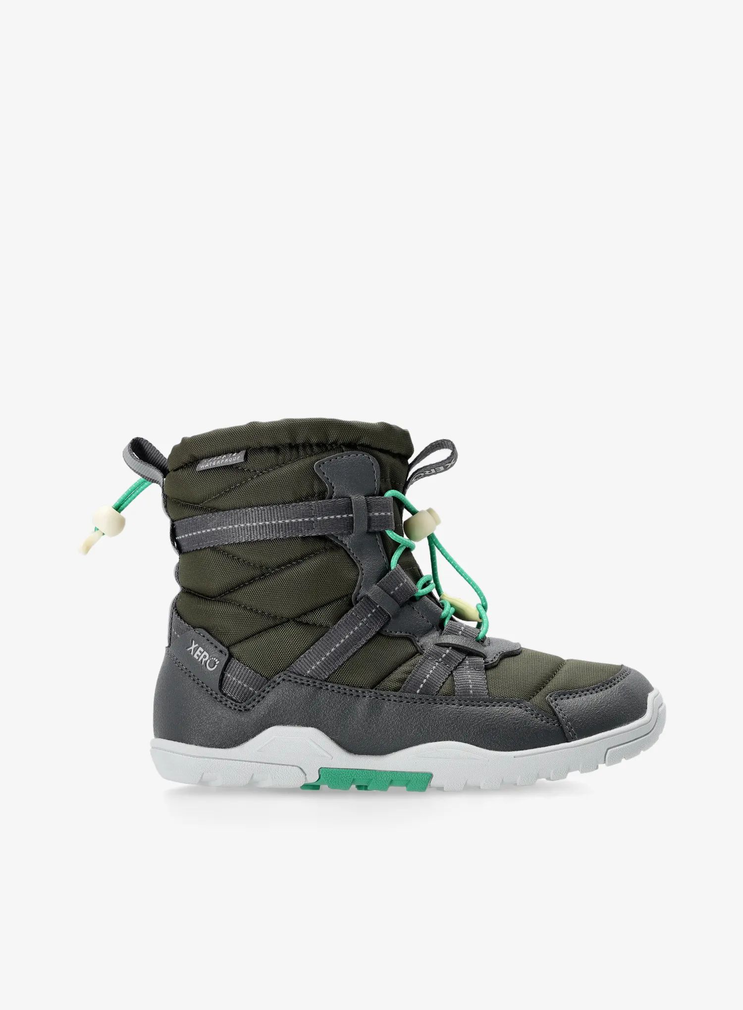 Dětské boty Xero Shoes Alpine Pull On - army green