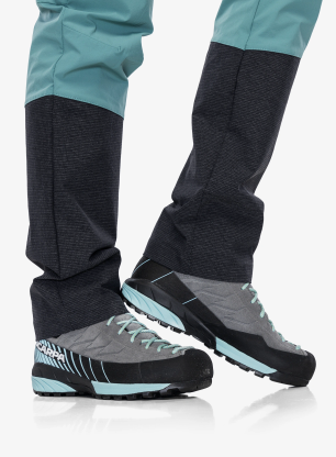 Buty podejściowe damskie Scarpa Mescalito Mid GTX - midgray/aqua