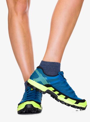 Buty trailowe damskie Inov-8 Mudclaw 300 - blue/yellow