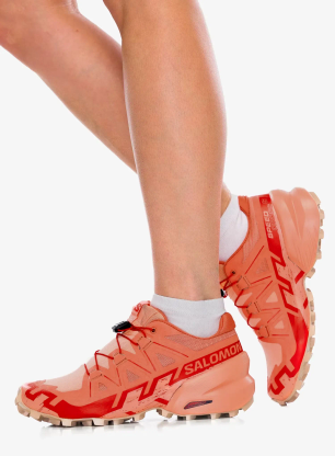 Buty trailowe damskie Salomon Speedcross 6 - emberglow/coral/flame