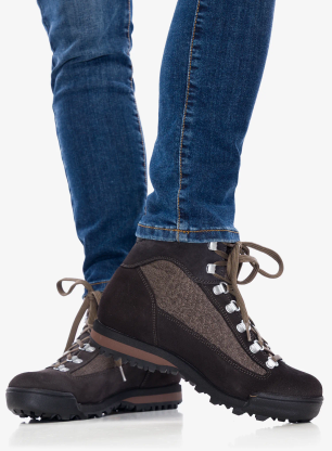Buty trekkingowe damskie AKU Ultra Light Warm GTX - brown/anthracite