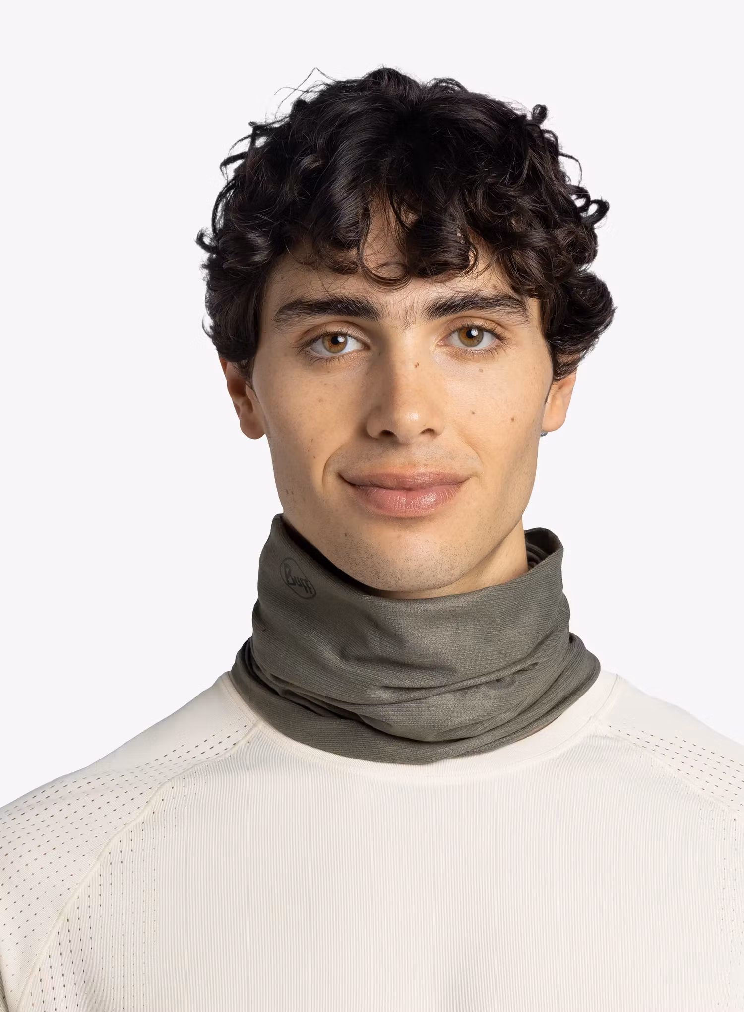 Chusta wielofunkcyjna Buff Coolnet UV Insect Shield - solid khaki