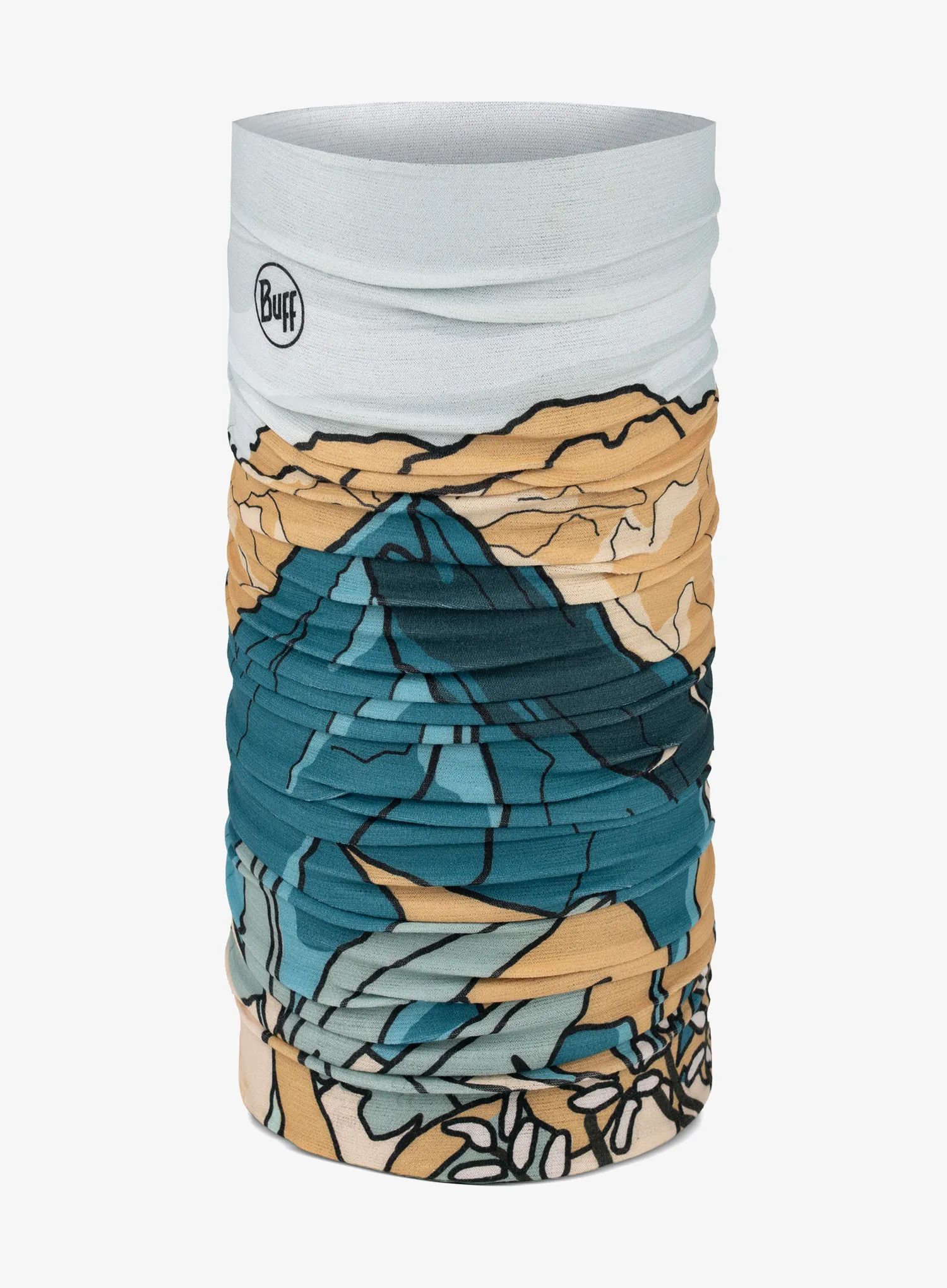 Multifunkční šátek Buff Coolnet UV - nive teal