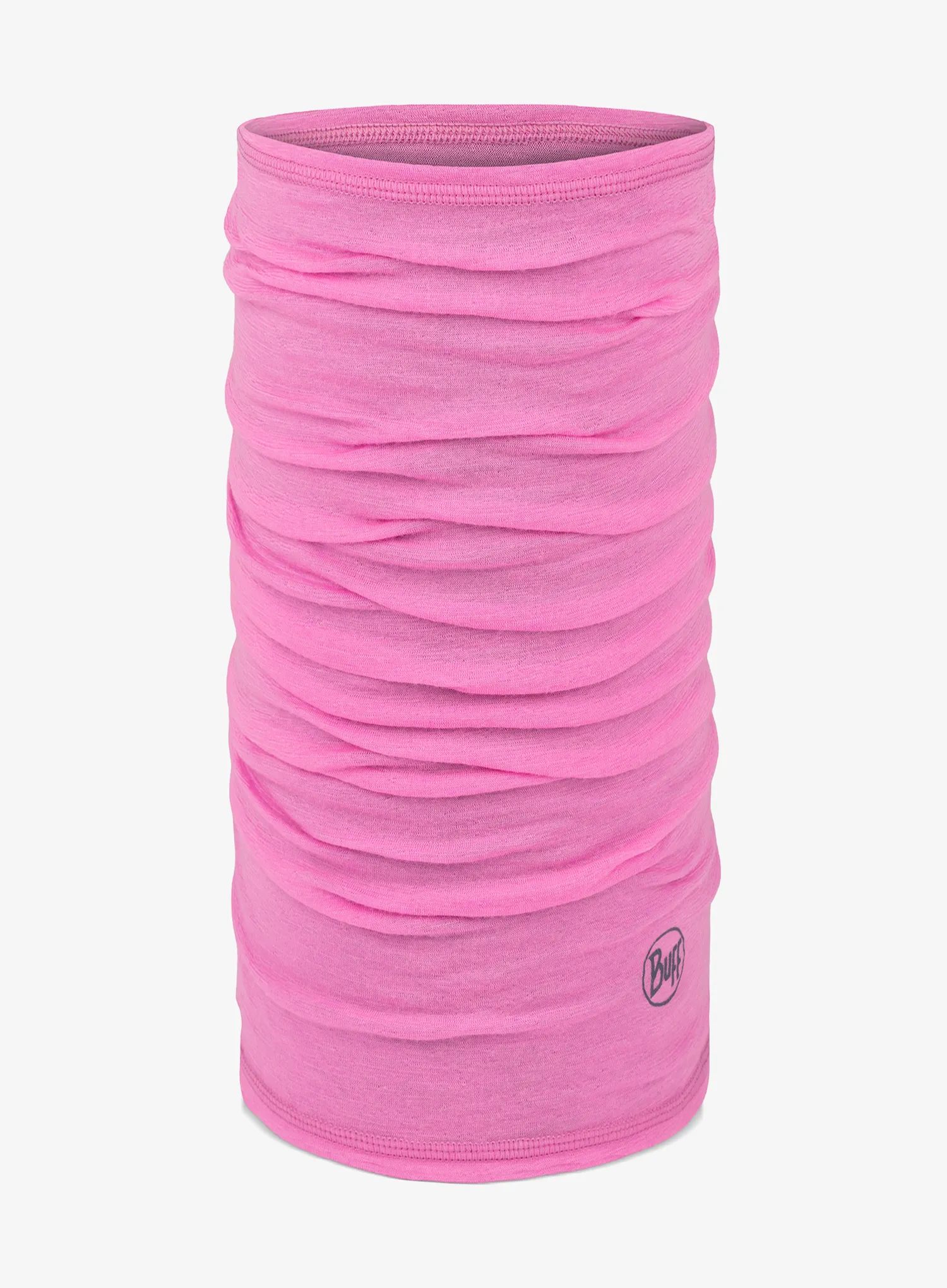 Multifunkční šátek Buff Lightweight Merino Wool - solid fluor fuchsia