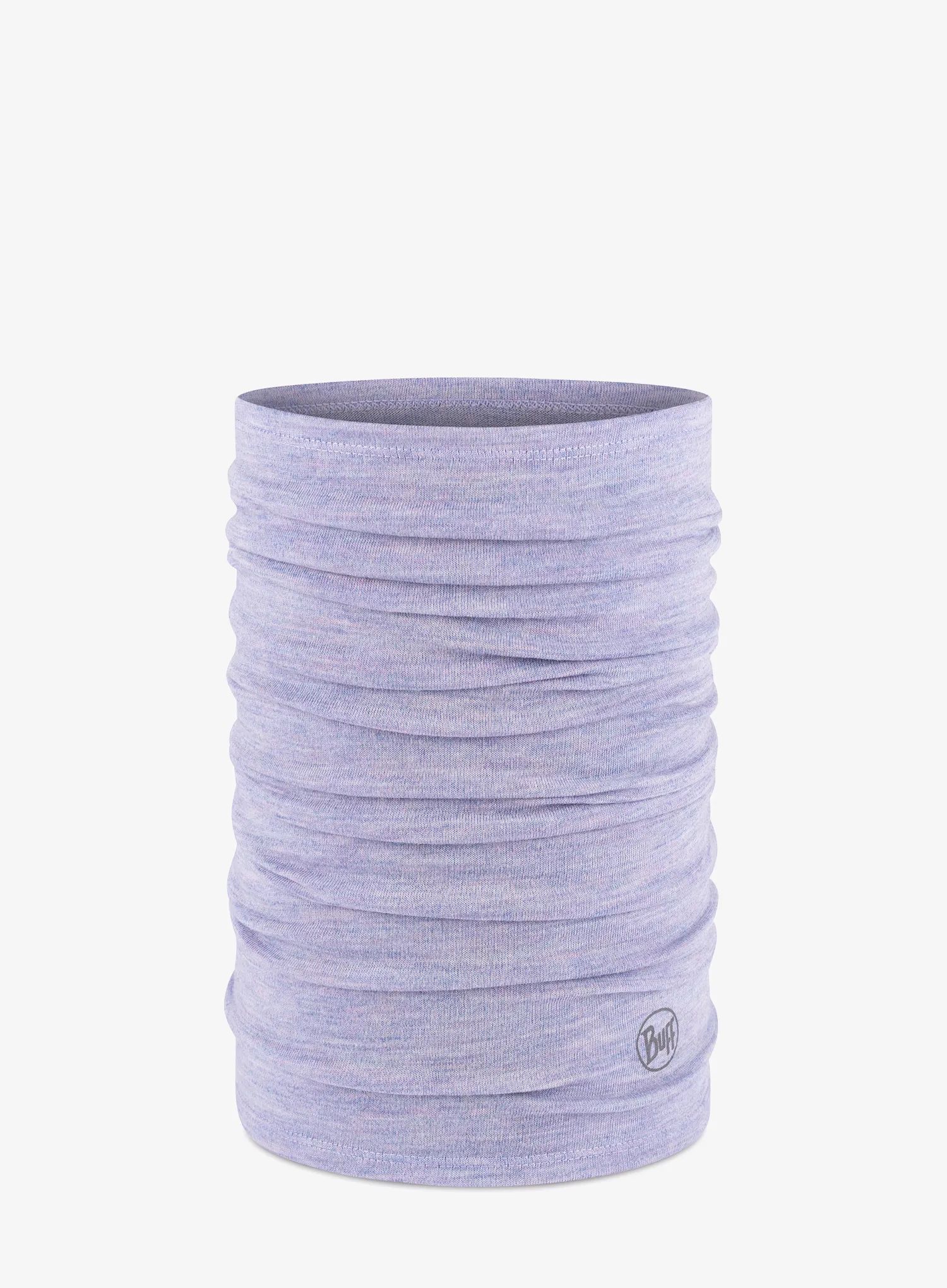Multifunkční šátek Buff Midweight Merino Wool - melange iris