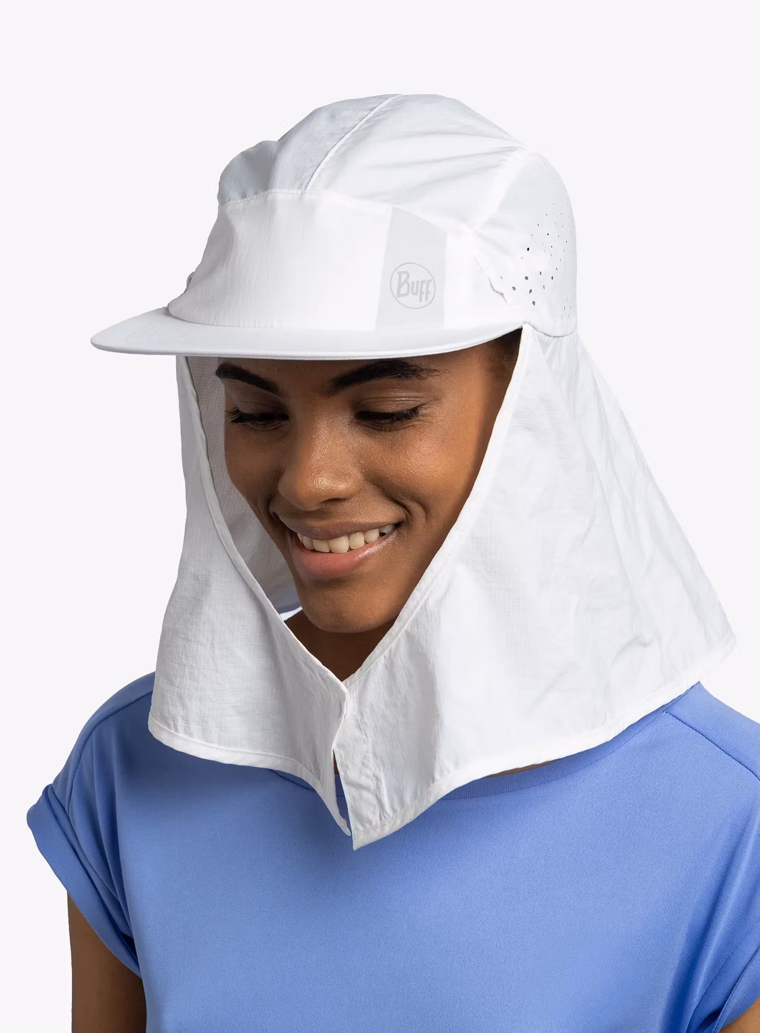 Czapka z daszkiem Buff Desert Cap - solid white