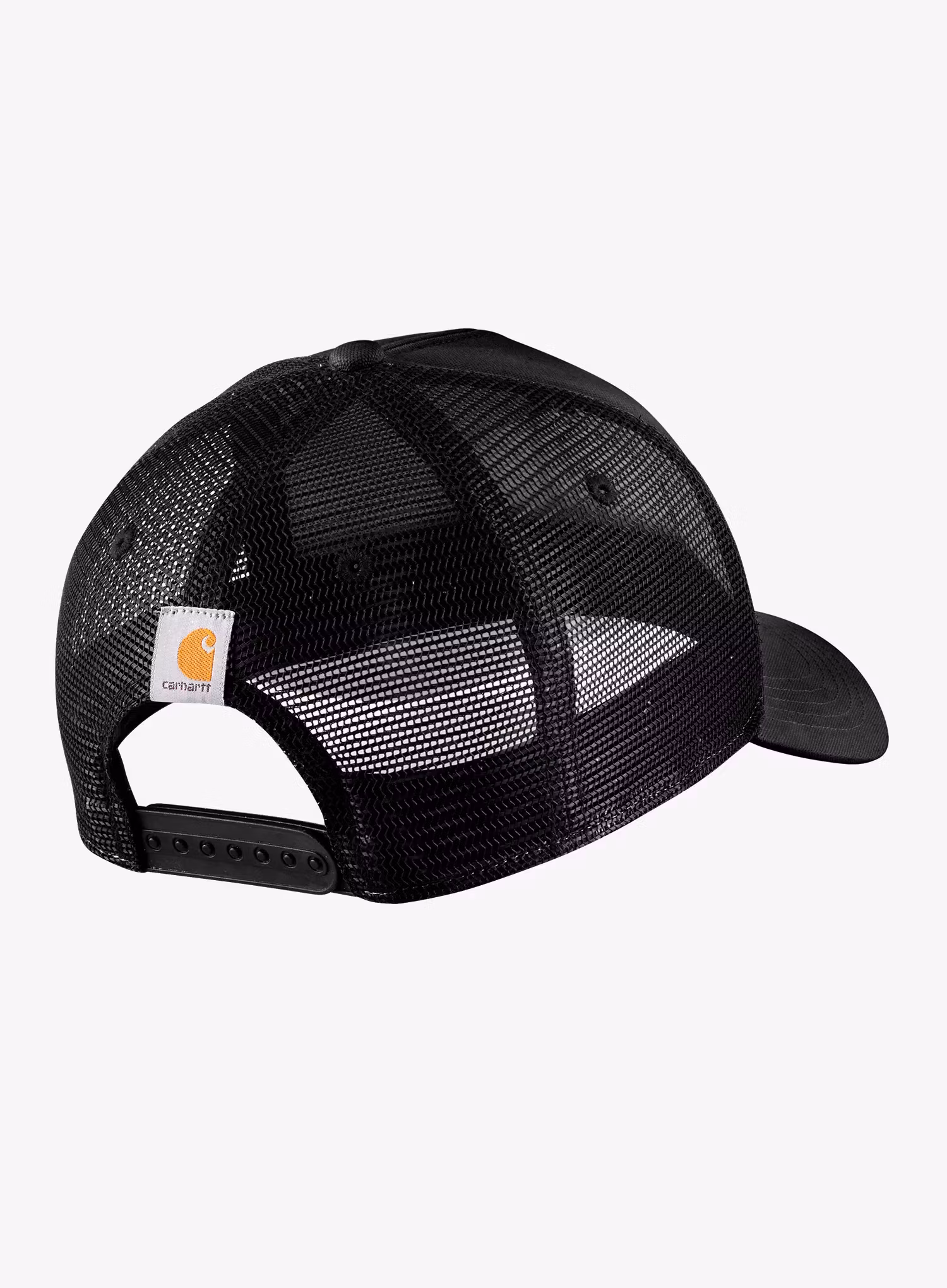 Czapka z daszkiem Carhartt Rugged Flex Twill Mesh-Back Script Patch Cap - black