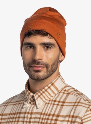 Czapka zimowa Buff Merino Heavyweight Beanie - solid cinnamon