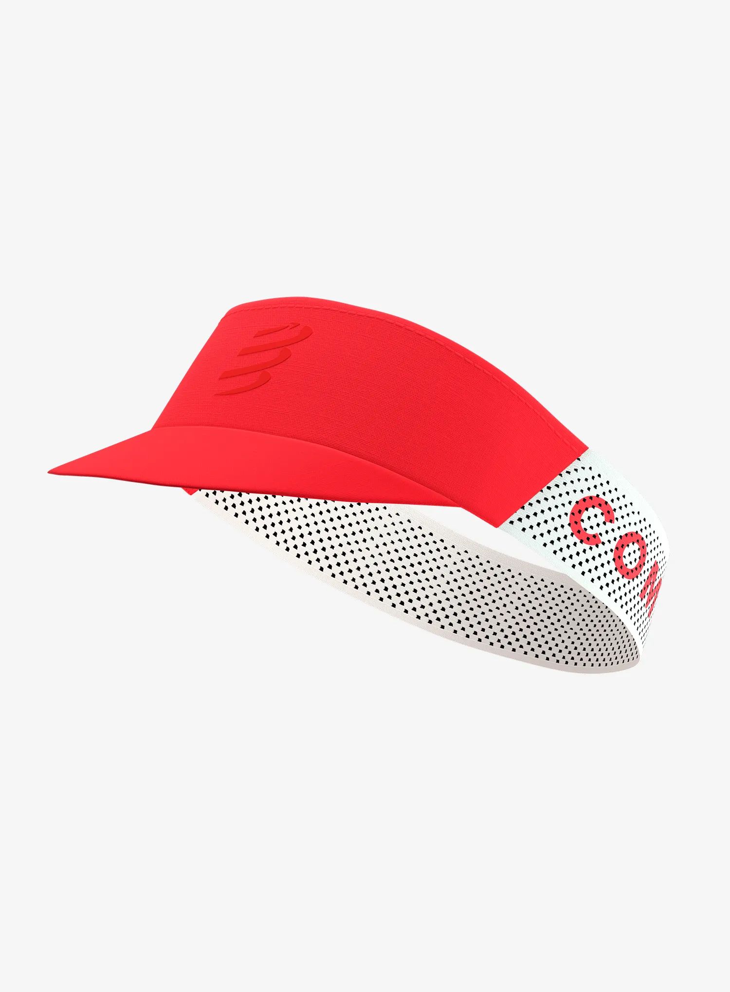Běžecký kšilt Compressport Pro Racing Visor - fluo red