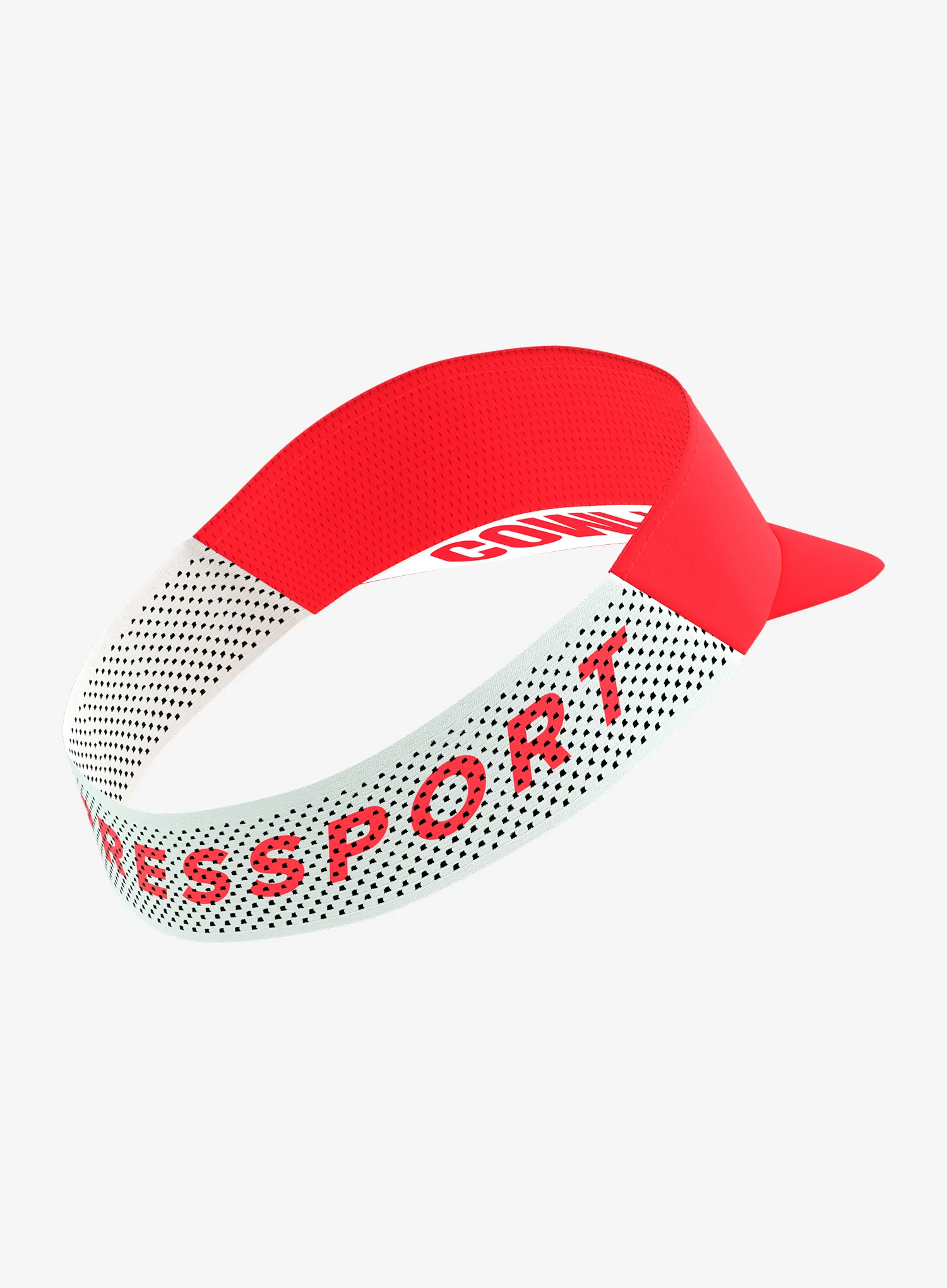 Daszek biegowy Compressport Pro Racing Visor - fluo red