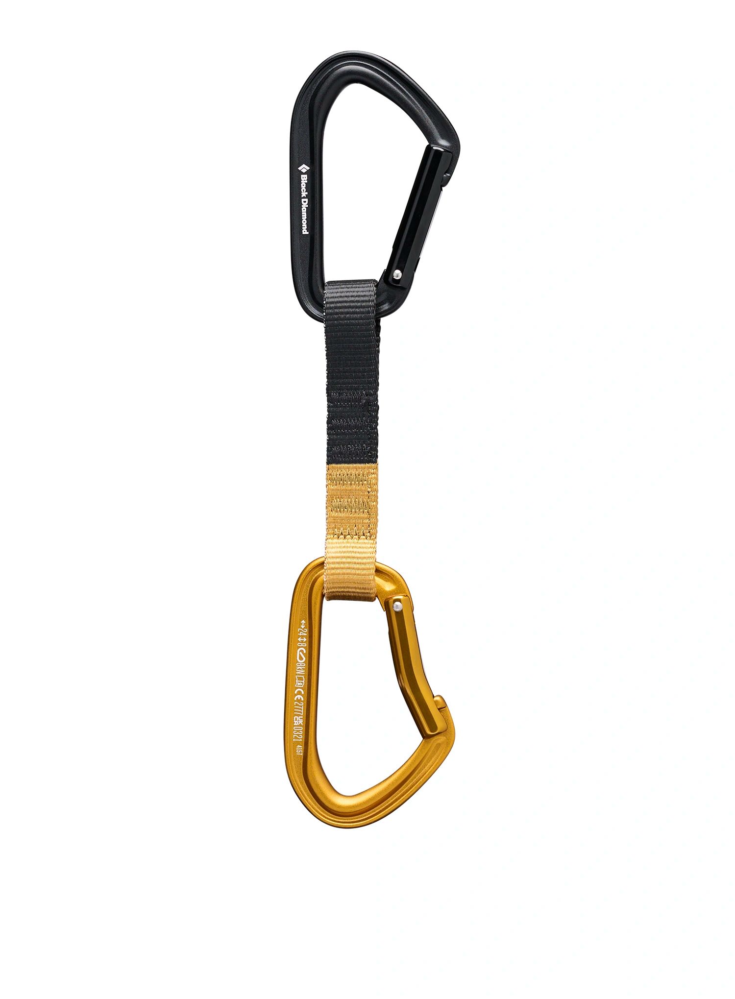 Expreska Black Diamond HotForge Quickdraw 12 cm - amber