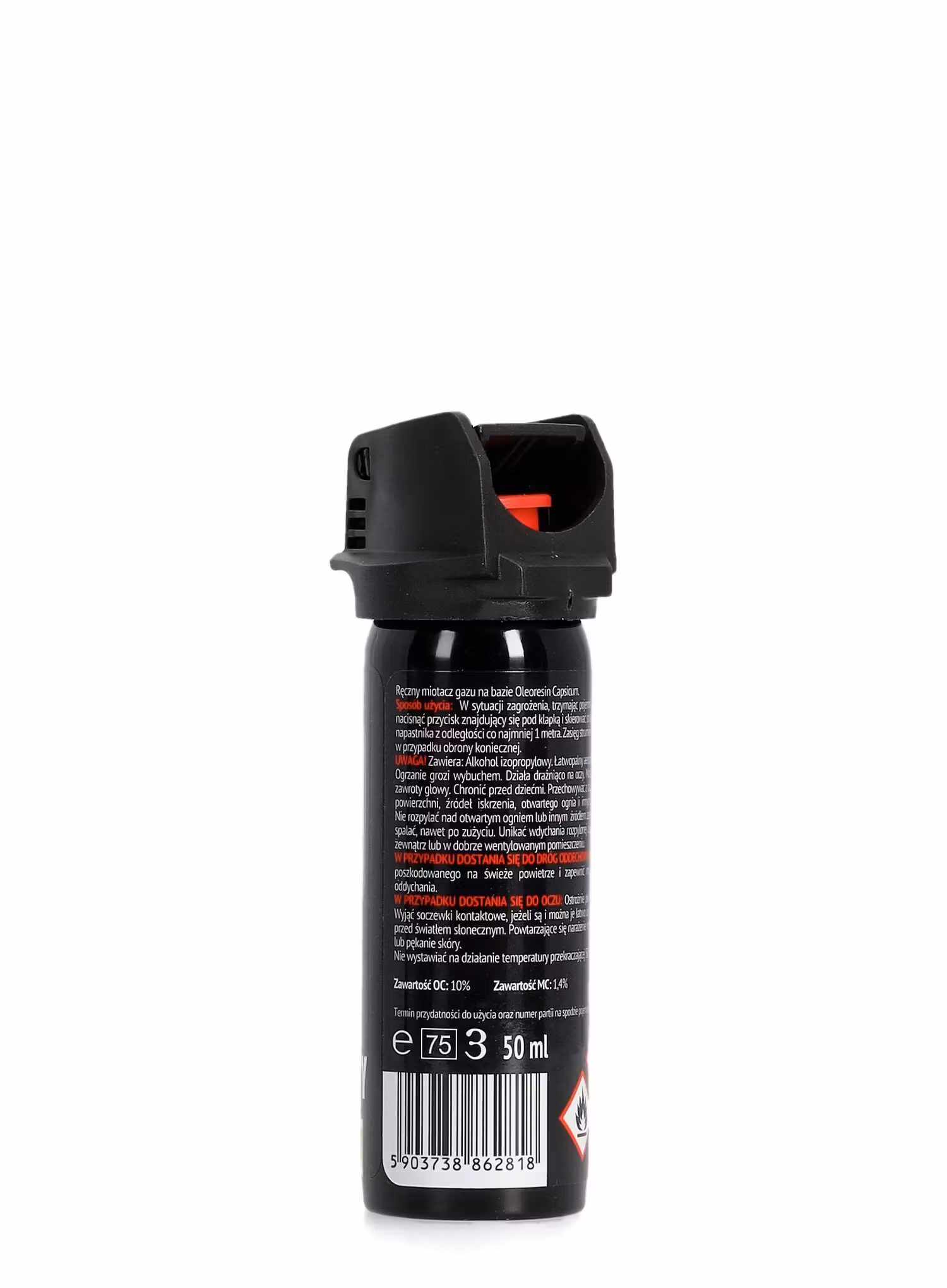 Gaz pieprzowy Terminator strumień 50 ml
