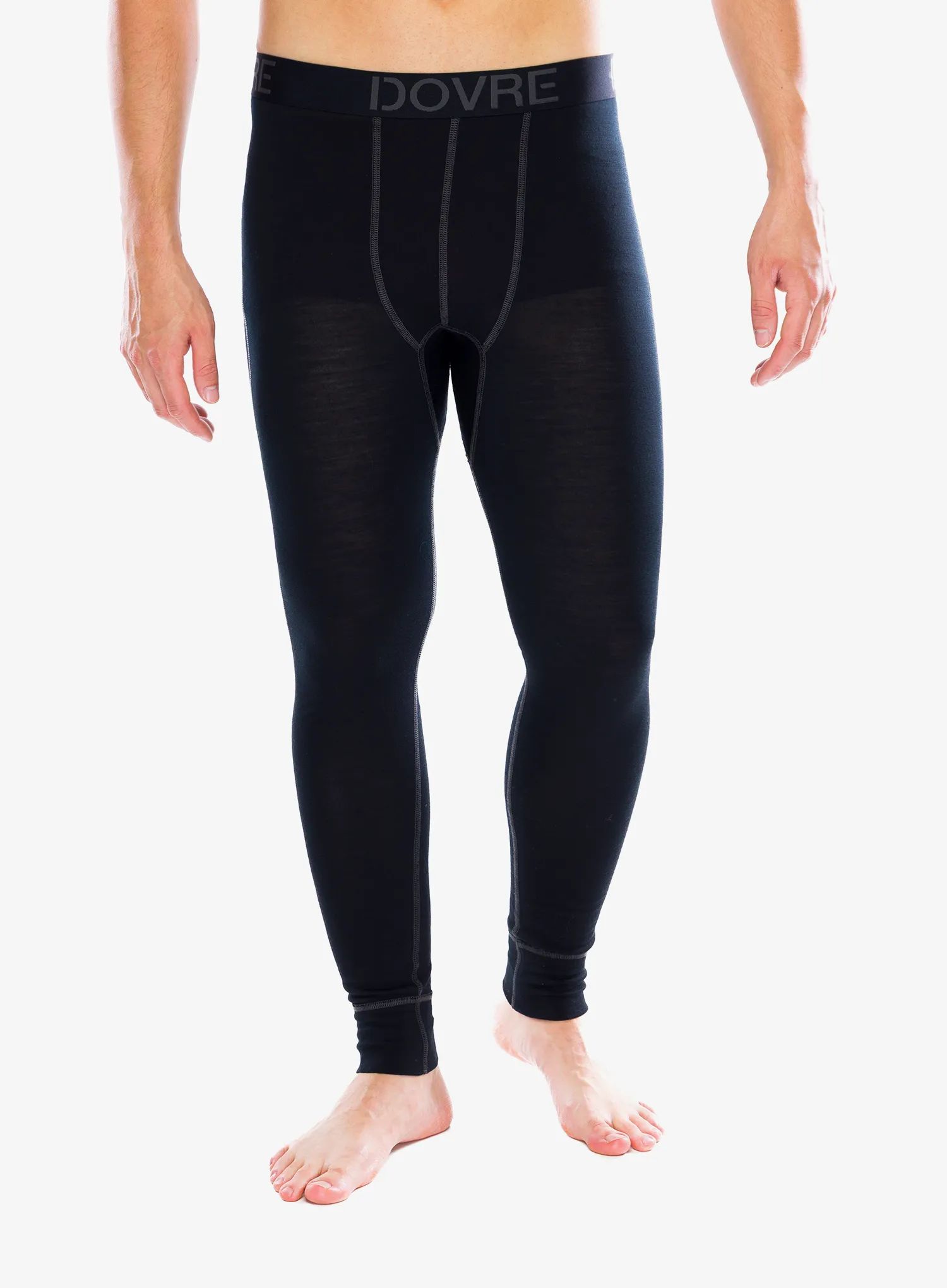 Termolegíny Dovre 100% Merino Wool Long Johns - black