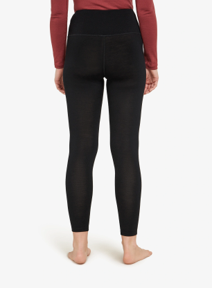 Getry termoaktywne damskie Icebreaker Merino 260 Tech High Rise Leggings - black