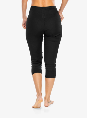 Getry termoaktywne damskie Odlo Active Warm BL Bottom 3/4 - black