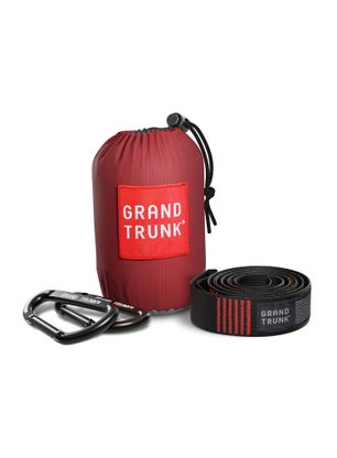 Hamak Grand Trunk Double Deluxe Parachute Nylon - crimson/charcoal