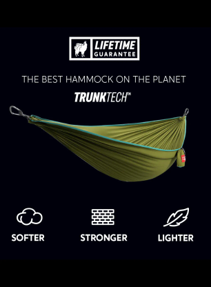Hamak turystyczny Grand Trunk TrunkTech Double - green/aqua