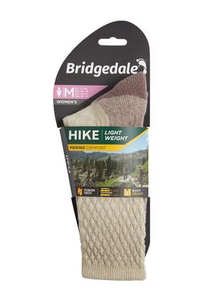 Skarpetki trekkingowe Bridgedale Hike Lt Merino C Boot - sand