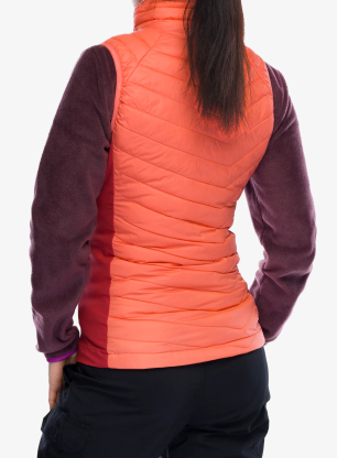 Kamizelka damska Columbia Powder Pass II Hybrid Vest - alpenglow/daredevil