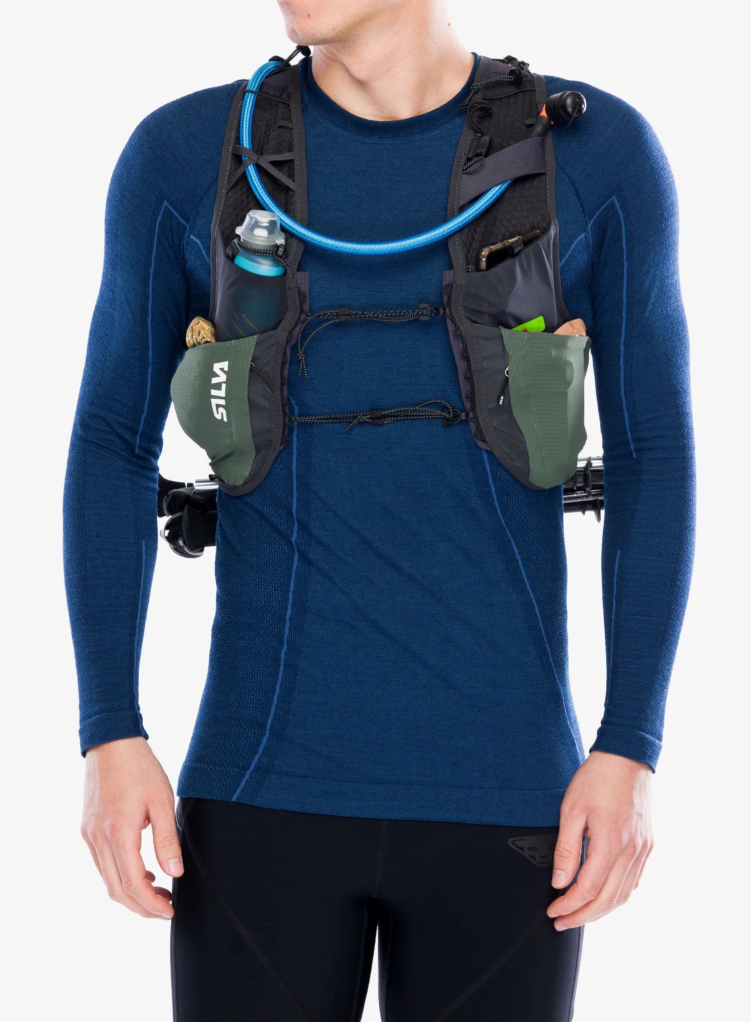 Vesta na běhání Silva Strive 5 Vest - green