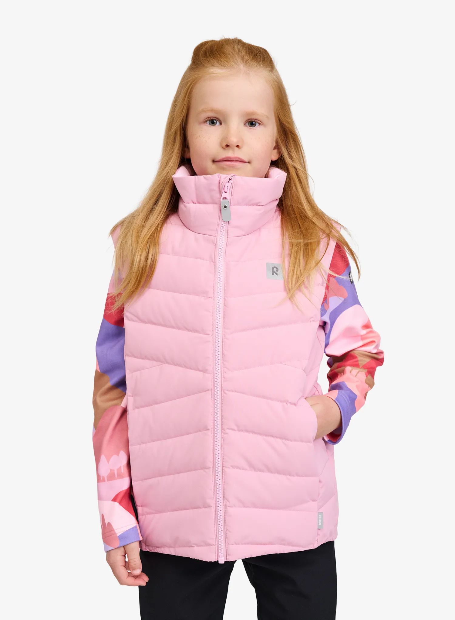 Dětská vesta Reima Kivimo - grey pink
