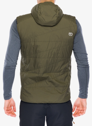 Kamizelka Ortovox Swisswool Piz Duan Vest - dark wild herbs