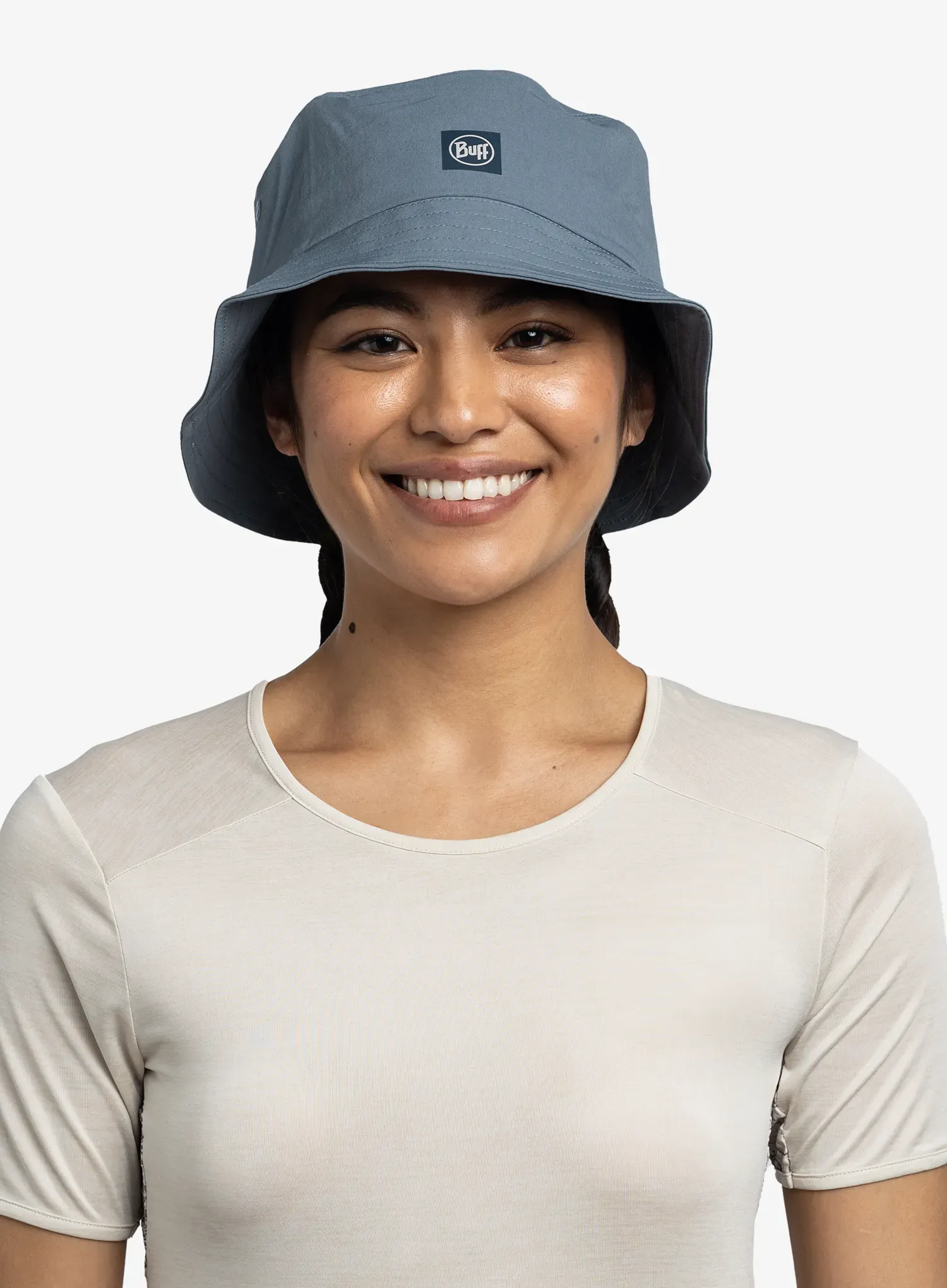 Kapelusz Buff Adventure Bucket Hat - solid stone blue
