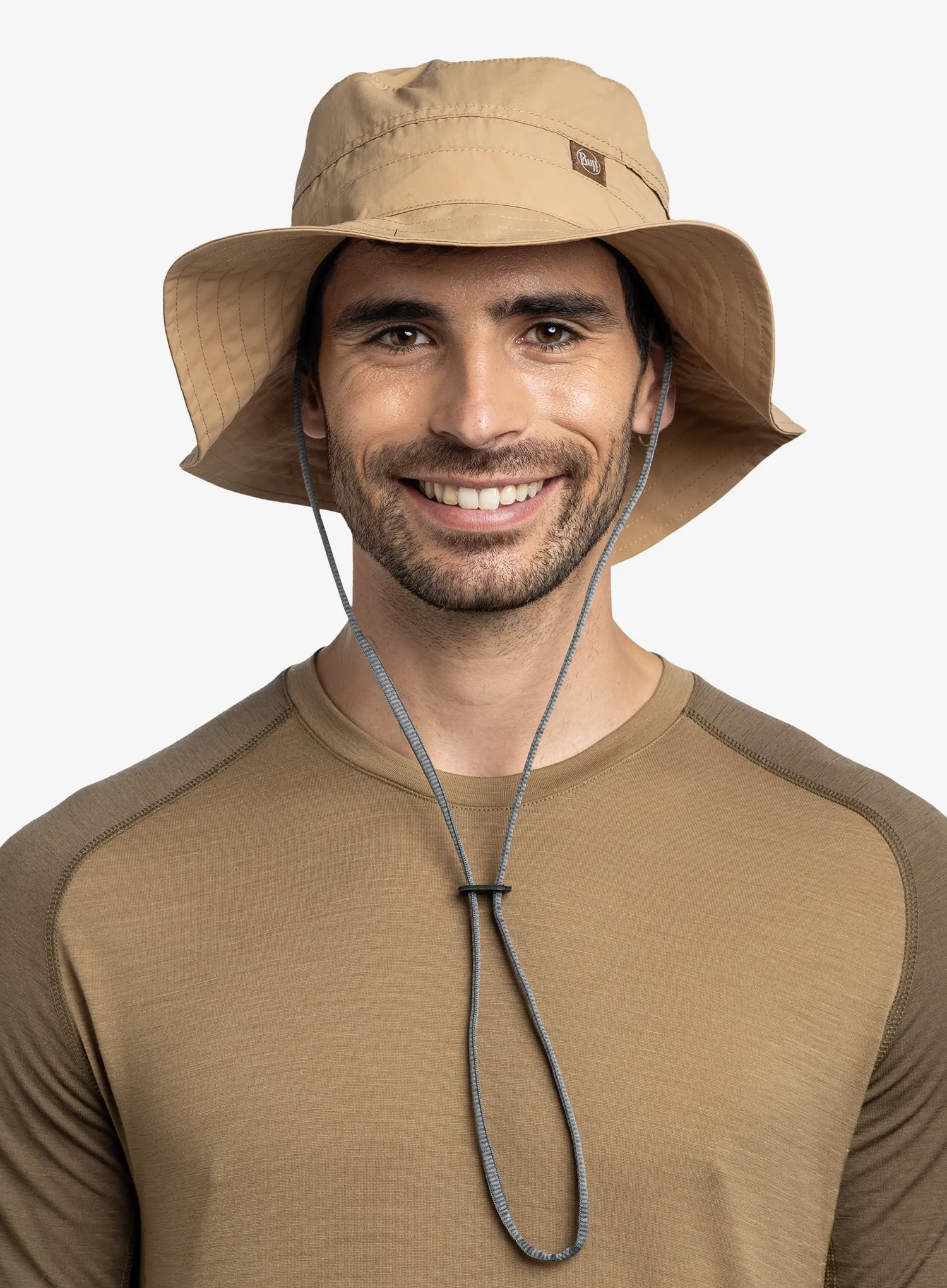 Kapelusz turystyczny Buff Explore Booney Hat - solid fawn