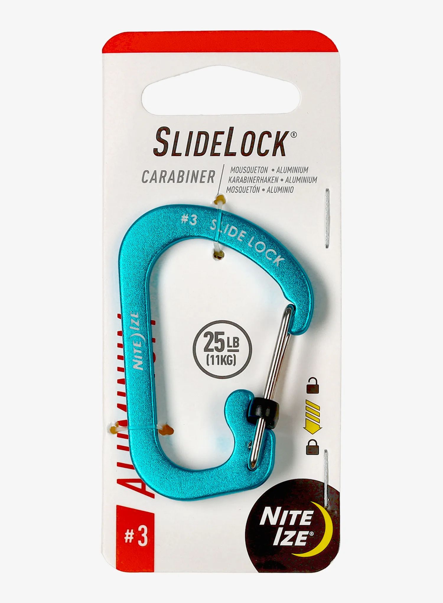 Nite Ize SlideLock Carabiner Aluminum 3