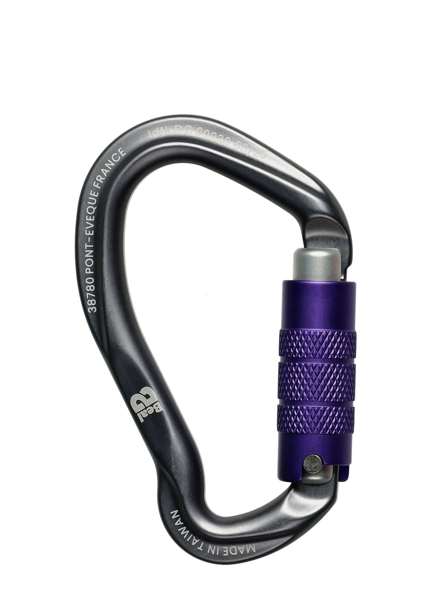 Horolezecká karabina Beal Be Link 3-Matic - darkstone