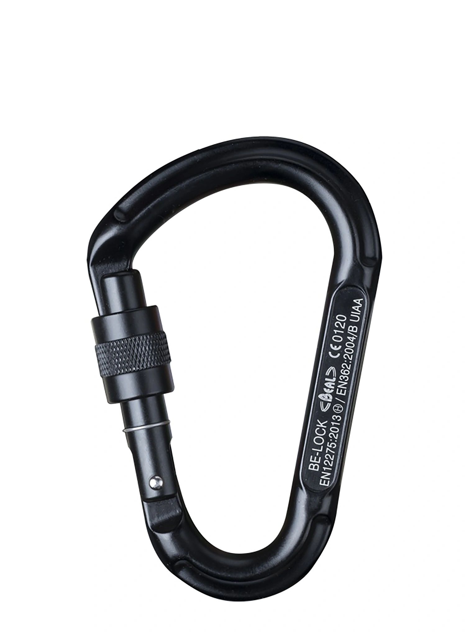 Horolezecká karabina Beal Be Lock Screw - black