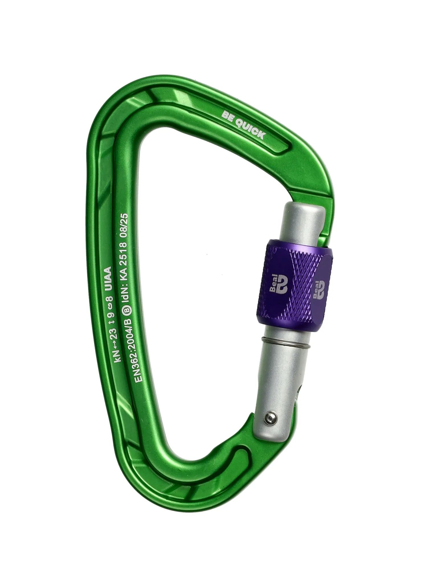 Horolezecká karabina Beal Be Quick - green