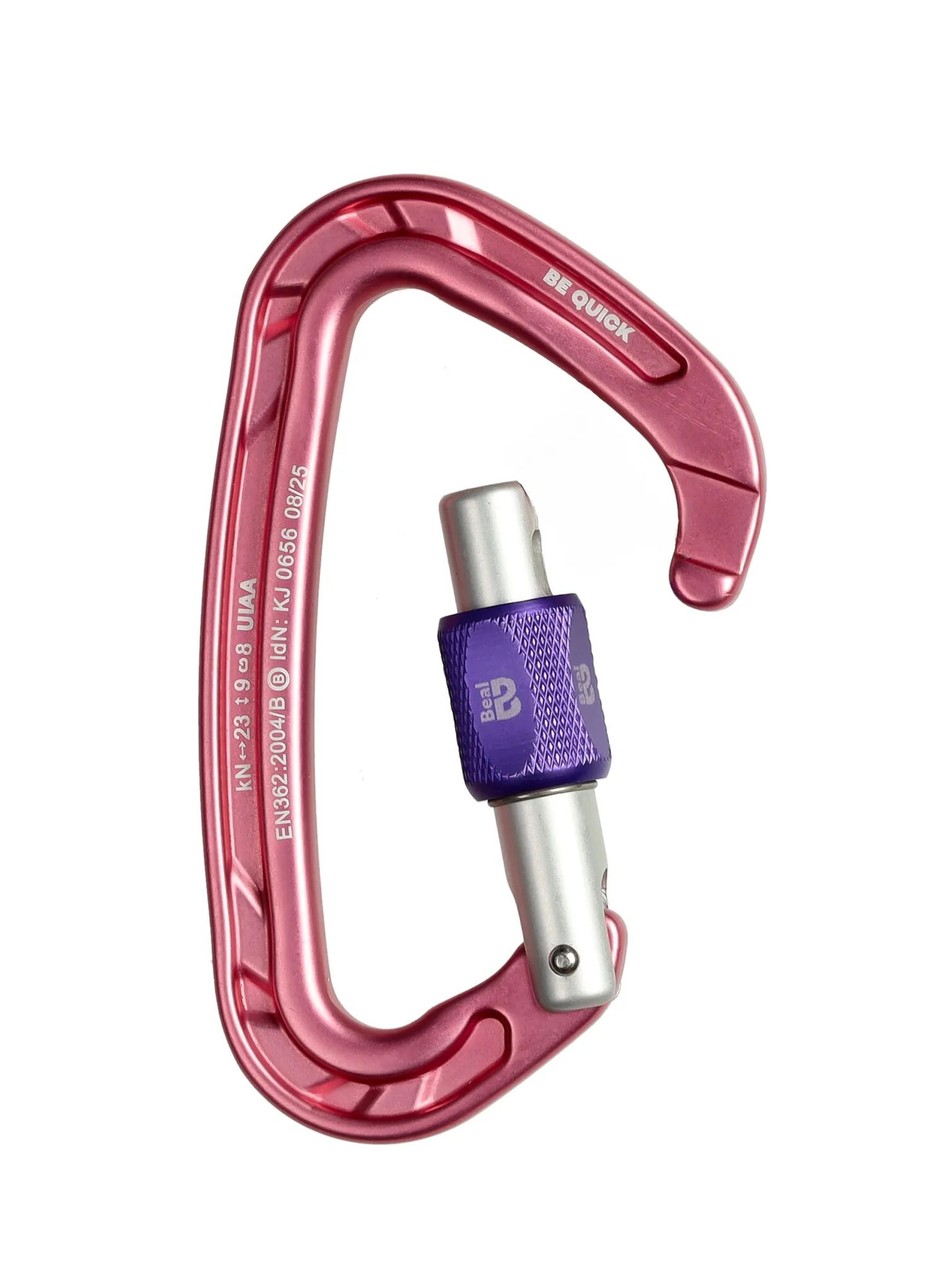 Horolezecká karabina Beal Be Quick  - pink