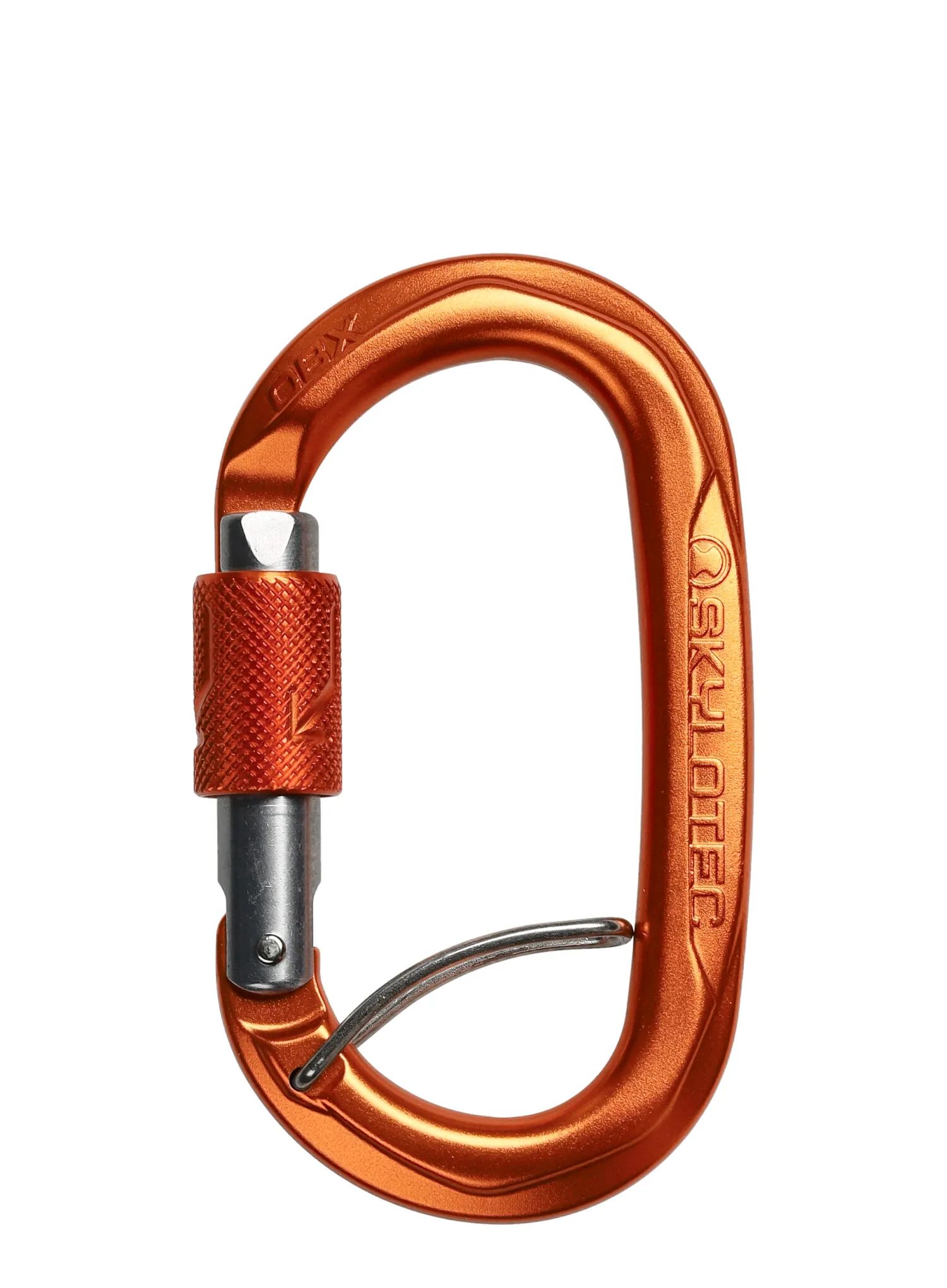 Horolezecká karabina SKYLOTEC Obx BGL - titanium/orange/titanium