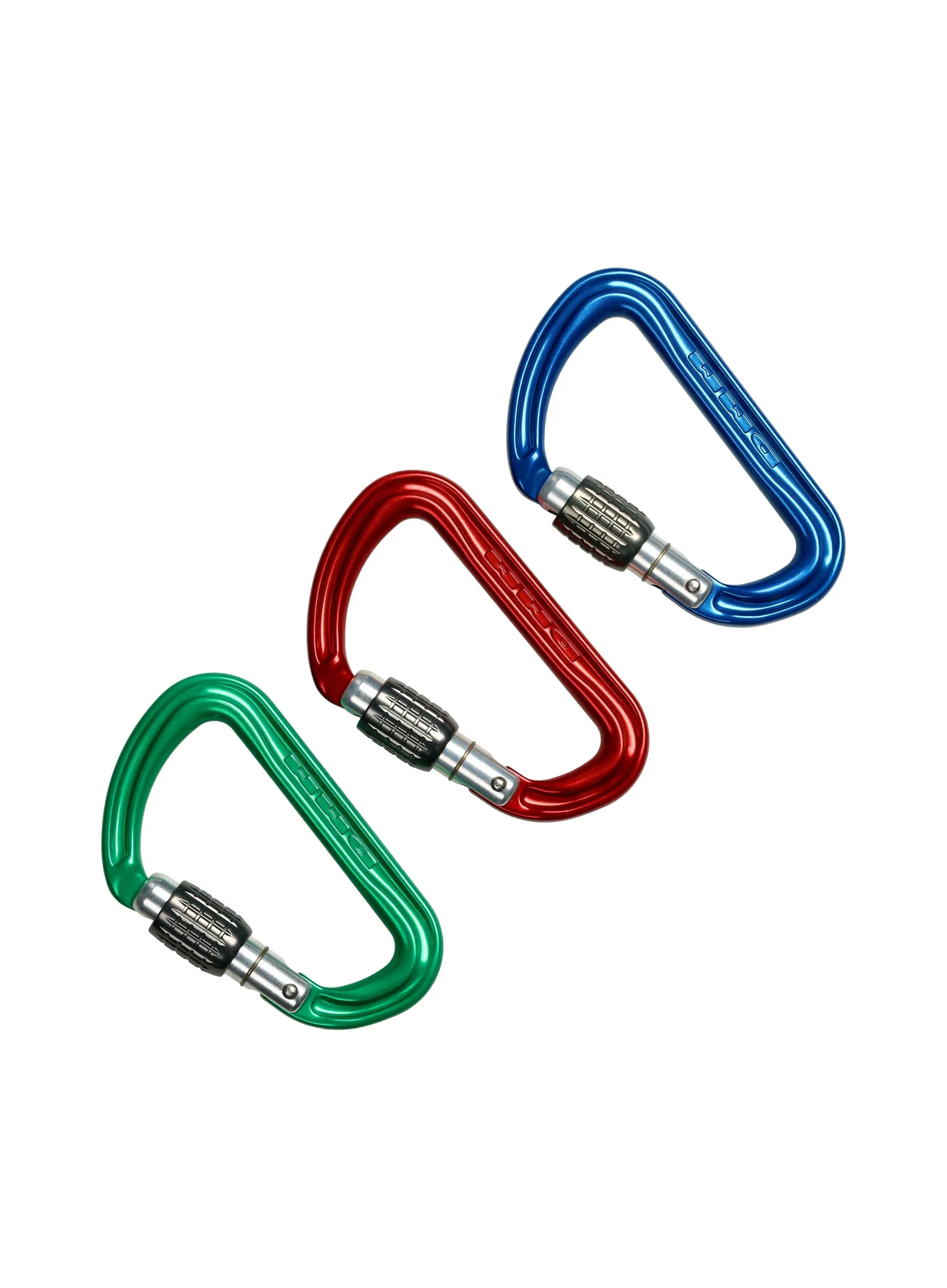 Karabinki DMM Shadow Screwgate Colour 3 Pack - blue/red/green