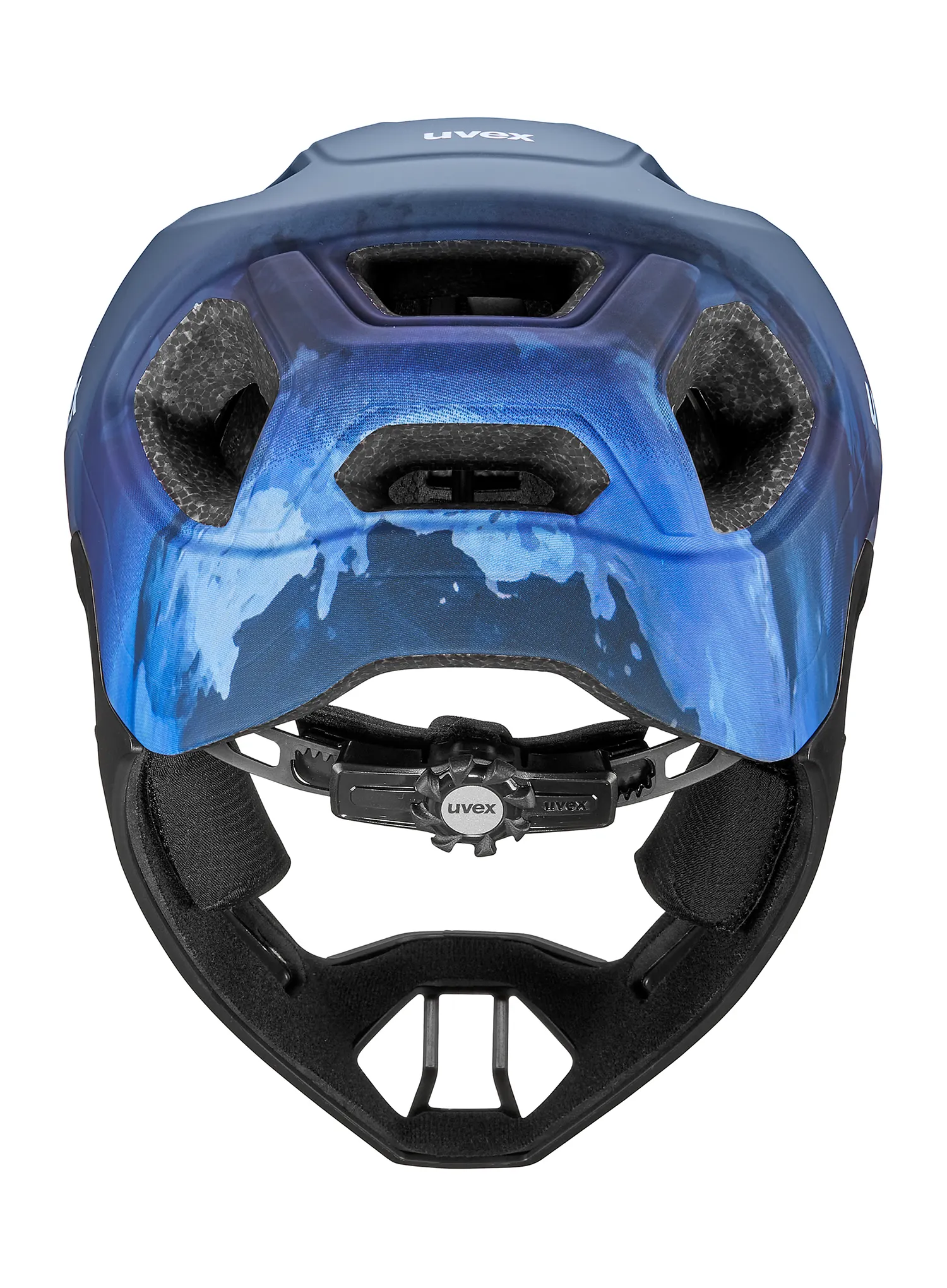 Kask dla dzieci Uvex React Jr. Fullface - dusk blue matt
