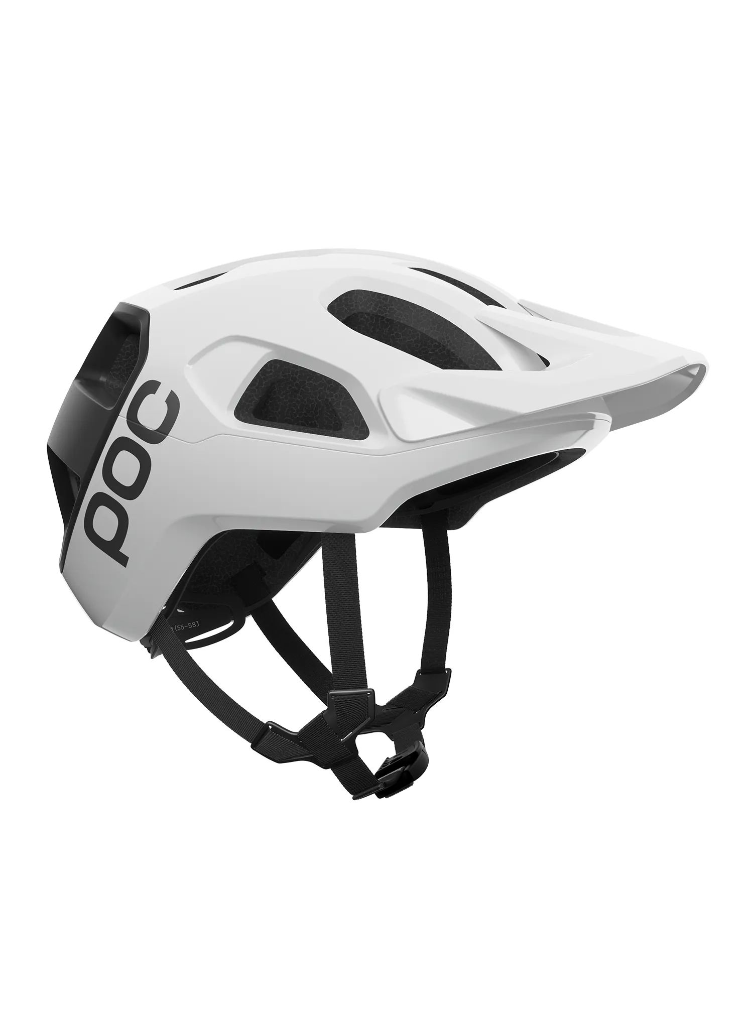 MTB helma POC Cularis - hydr white/uran blk mat w.logo