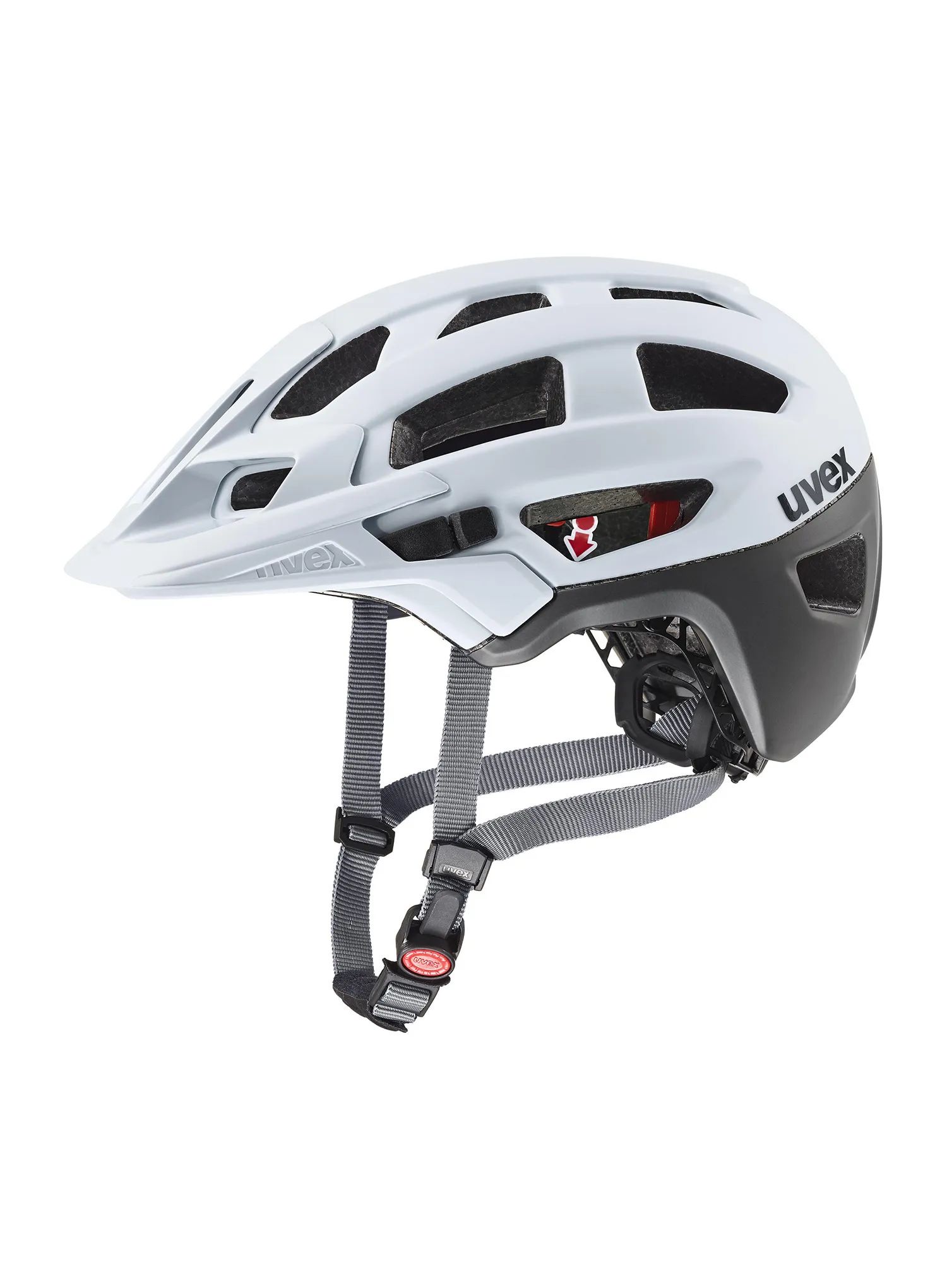 MTB helma Uvex Finale 2.0 - cloud/dark silver