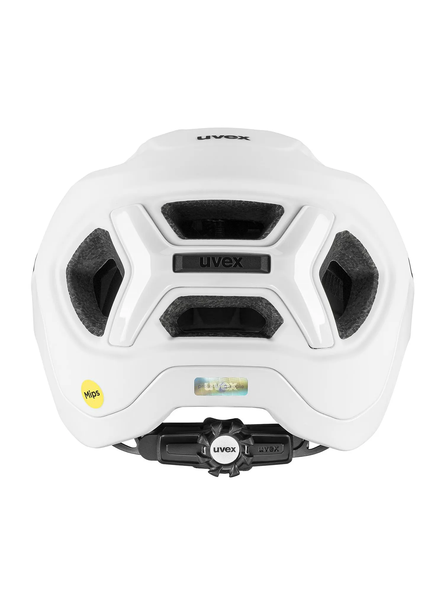 Kask MTB Uvex React Mips - white matt