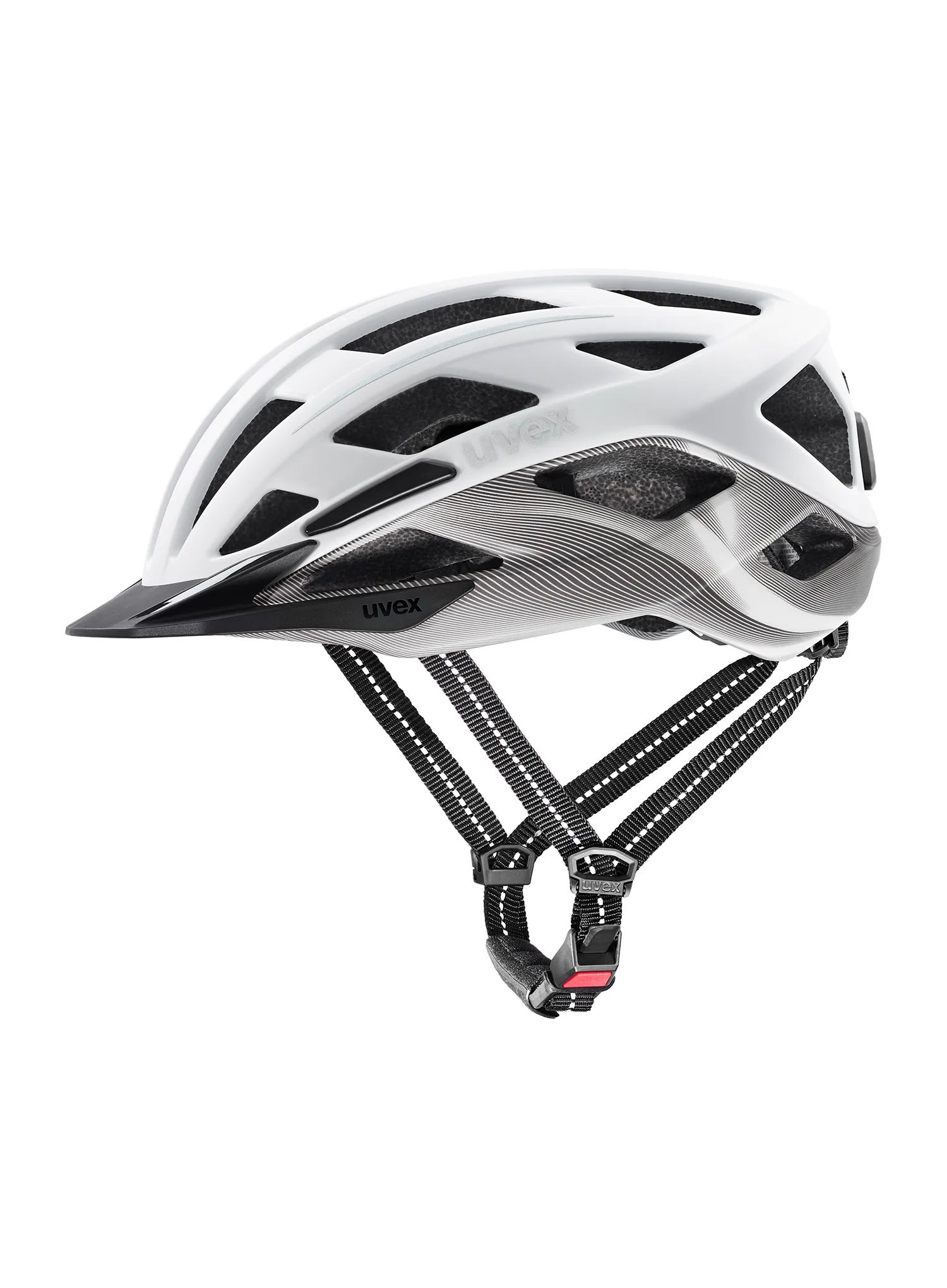 Cyklistická helma Uvex City I-vo 2 - white silver matt