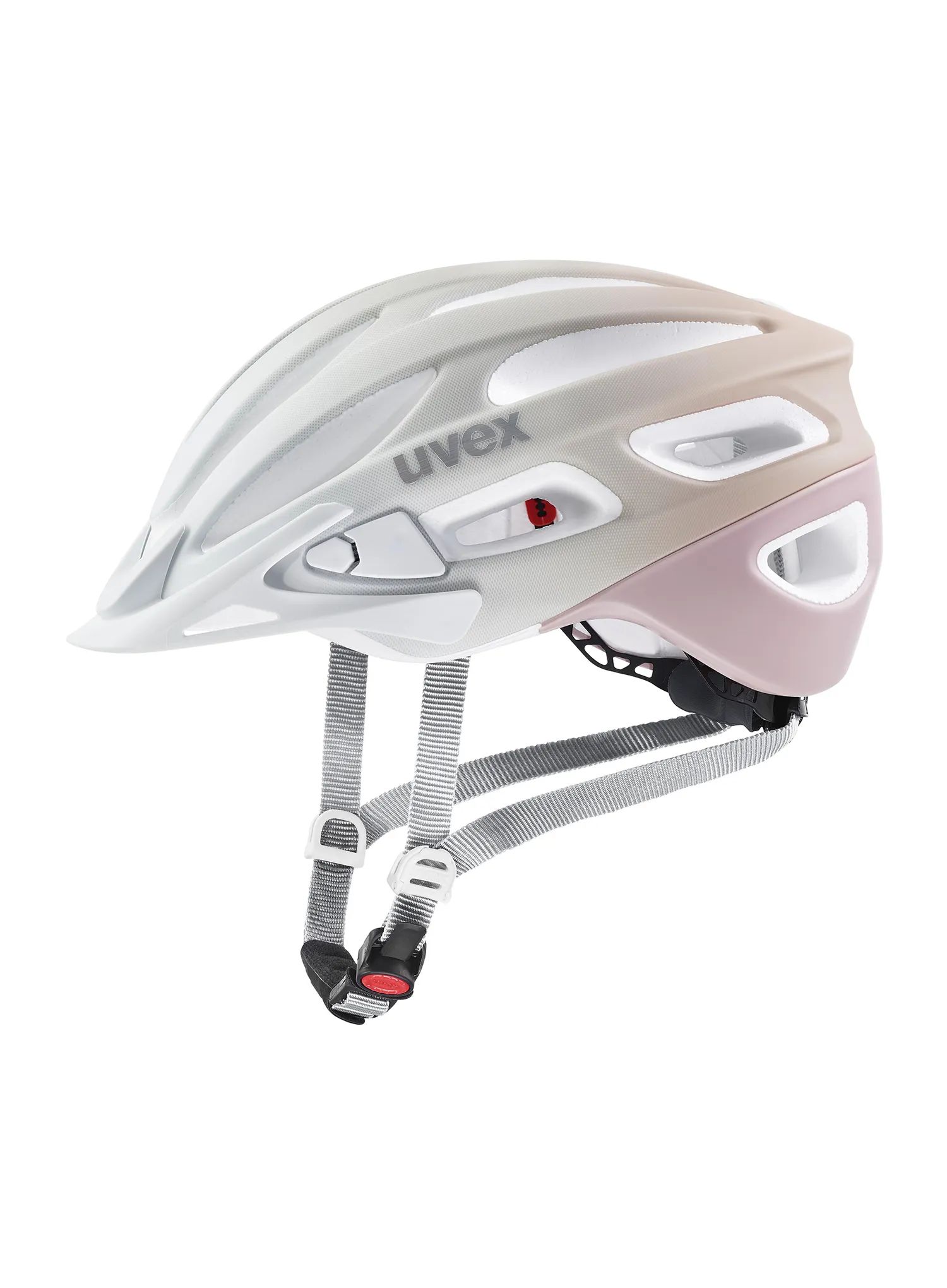 Cyklistická helma Uvex True CC - sand/dust rose matt