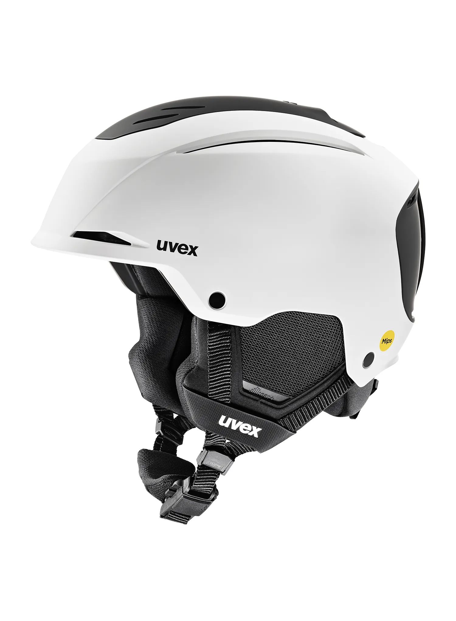 Helma na lyžování Uvex Resolution Mips - white/black matt