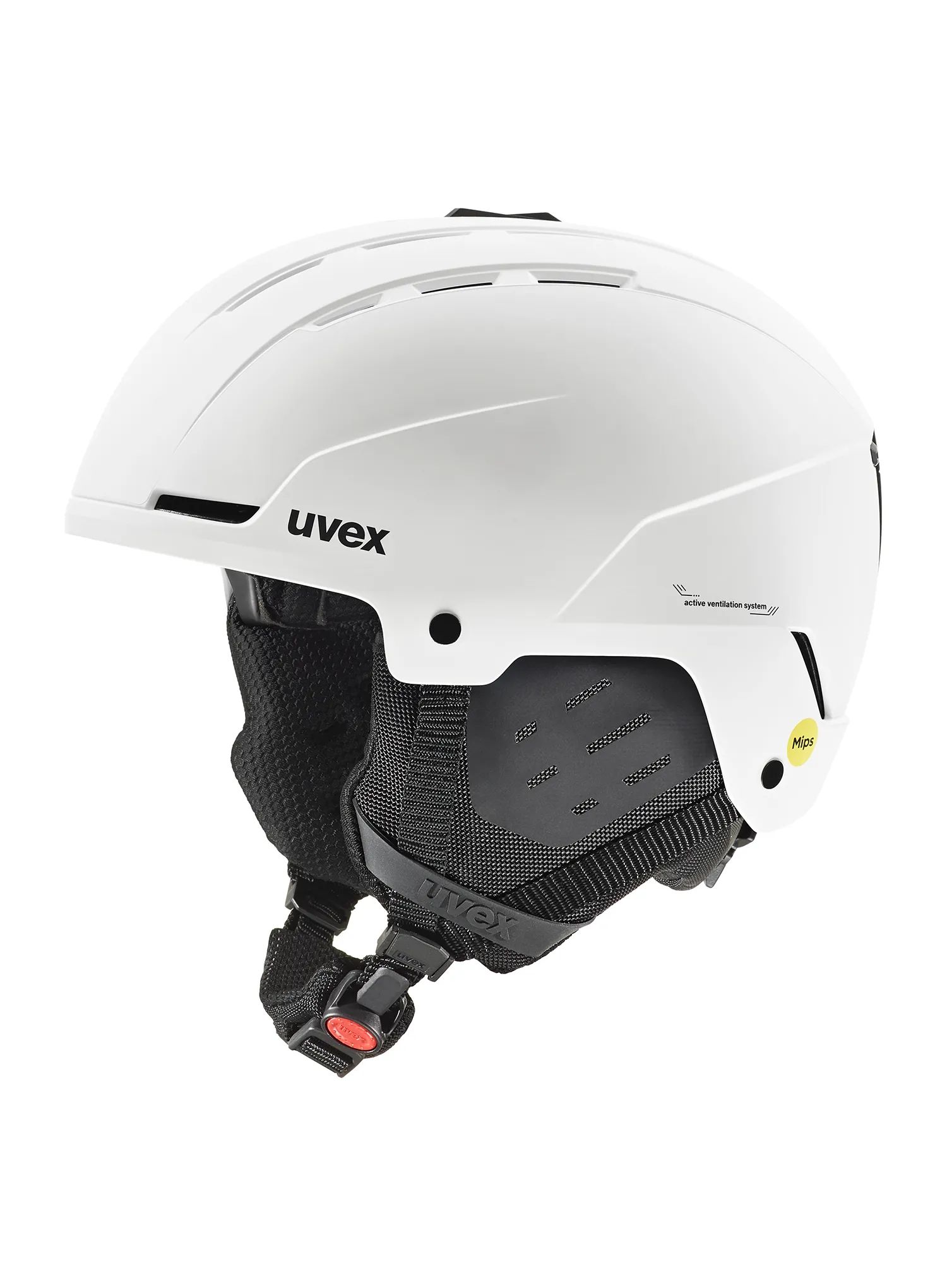 Helma na lyžování Uvex Stance Mips - white matt