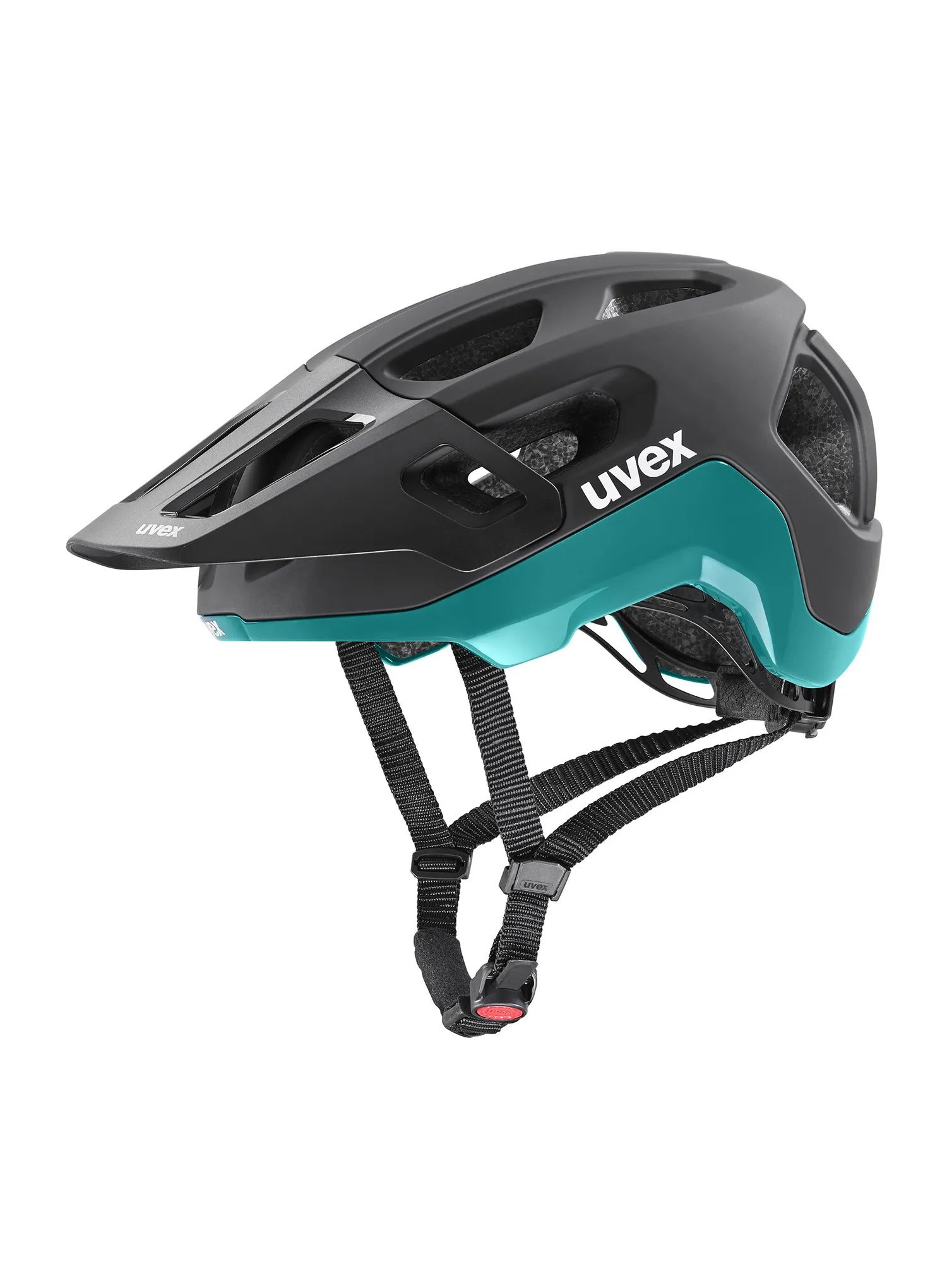 Helma na kolo Uvex React - black/teal matt