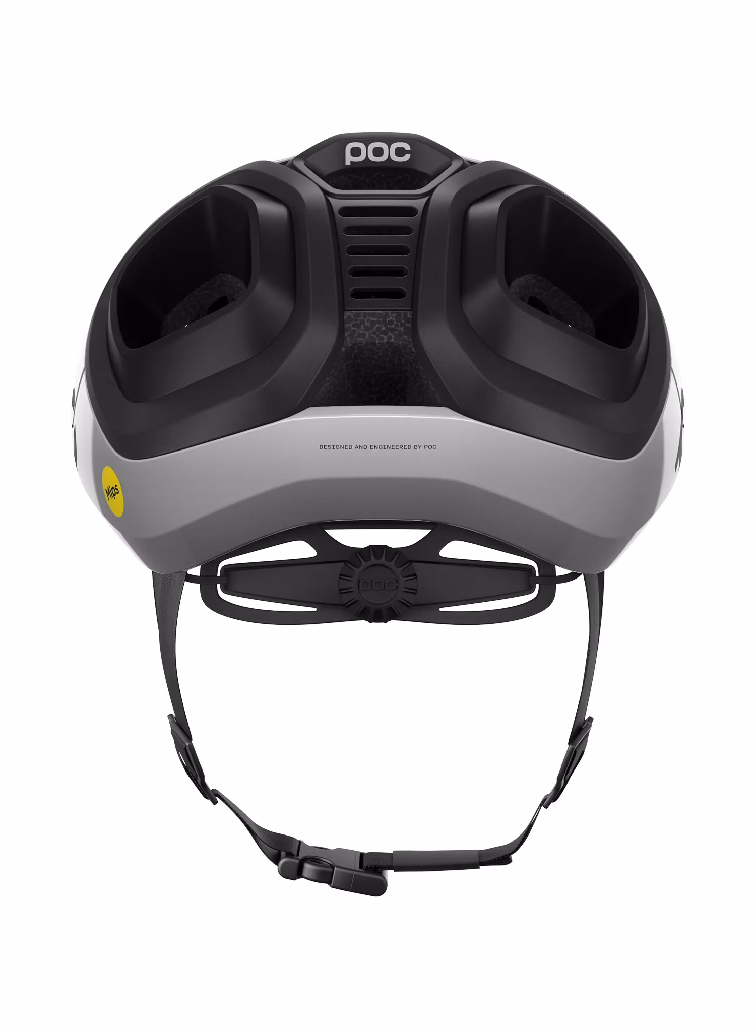 Kask szosowy POC Amidal - hydrogen white/uranium blk mat