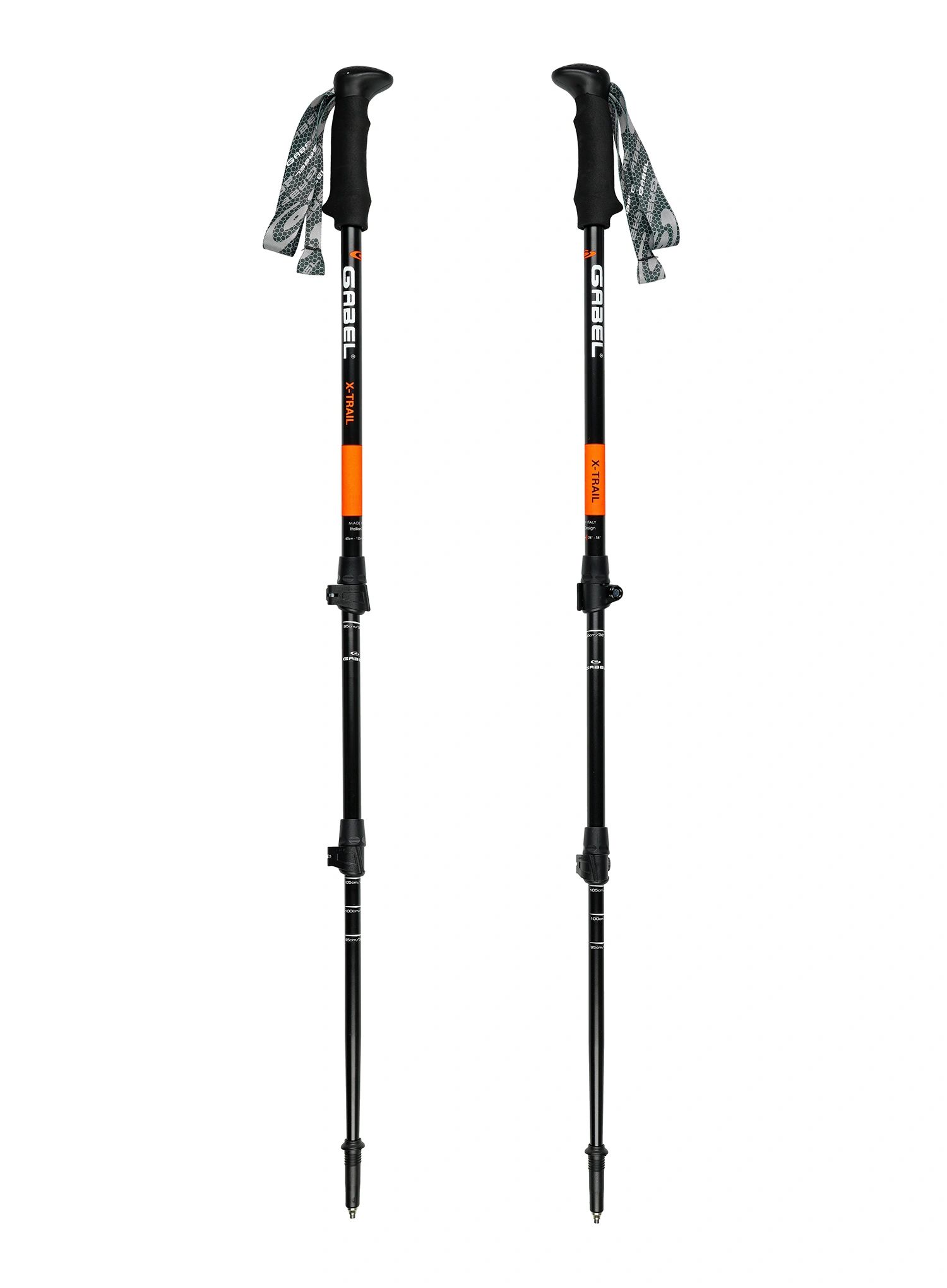 Trekové hole Gabel X-Trail - orange