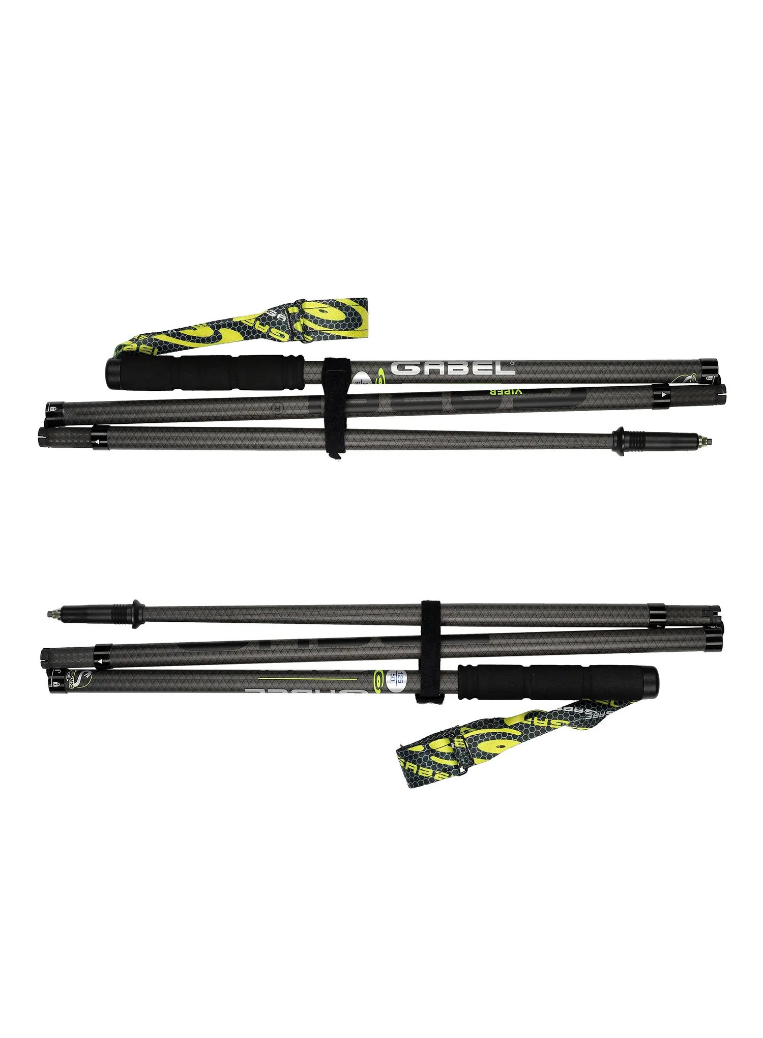 Trekingové hůlky karbonové Gabel Viper 3s-r