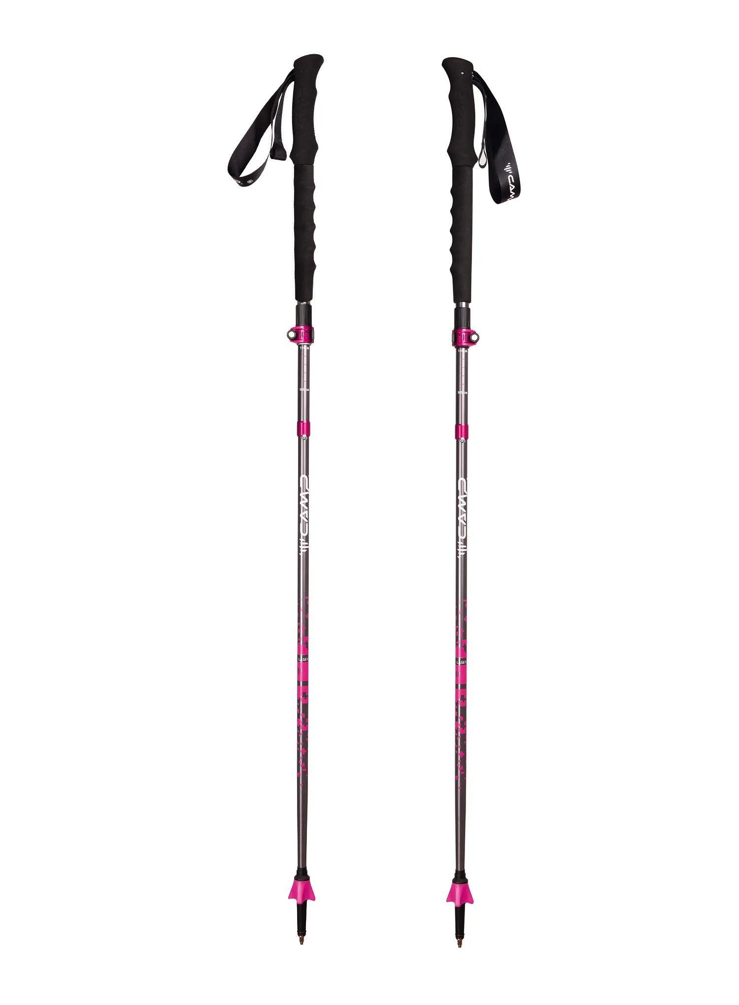 Trekové hole Camp Laser ADJ - pink
